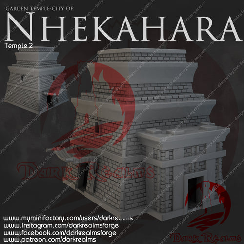 Nhekahara Temple 2 - Nhekahara - Dark Realms Terrain Wargaming D&D DnD