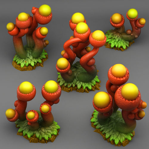 Tentacle Acorn Plants - Print Your Monsters - Wargaming D&D DnD