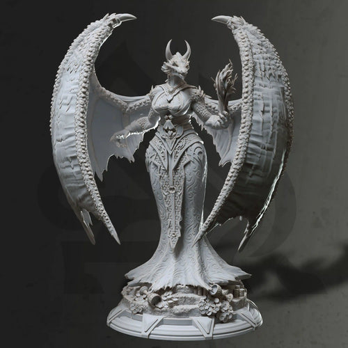 Tharvaya Dragon Warlock - Adventure Continues - DM Stash - Wargaming D&D DnD, 28mm, 32mm, 40mm, 54mm, 75mm, 100mm, 125mm