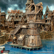 Load image into Gallery viewer, The Gunners Rickety Roost - Cities of Ramshackle and Ruin - Printable Scenery - Terrain, Wargaming, D&amp;D, DnD