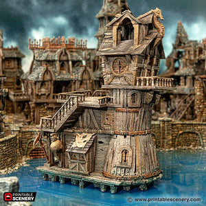 The Gunners Rickety Roost - Cities of Ramshackle and Ruin - Printable Scenery - Terrain, Wargaming, D&D, DnD