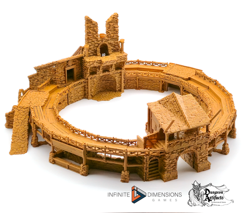 The Fighting Pits - Torbridge Cull - Infinite Dimensions Terrain Wargaming D&D DnD 15mm 20mm 25mm 28mm 32mm 40mm
