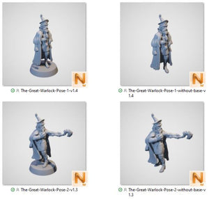 The Great Warlock - Rise of the Halflings - Printable Scenery - Terrain, Wargaming, D&D, DnD 28mm 32mm 40mm 54mm