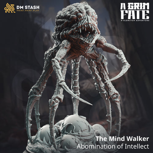 Mind Walker Abomination of Intellect - A Grim Fate - DM Stash - Wargaming D&D DnD, 28mm, 32mm, 40mm, 54mm, 75mm