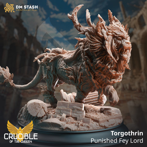 Torgothrin Punished Fey Lord - Crucible of the Chosen - DM Stash - Wargaming D&D DnD, 28mm, 32mm, 40mm, 54mm, 75mm