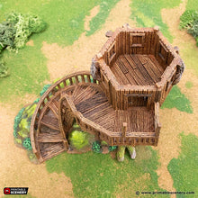 Load image into Gallery viewer, Halfling Tree House - Rise of the Halflings - Printable Scenery - Terrain, Wargaming, D&amp;D, DnD