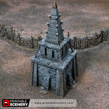 Load image into Gallery viewer, Trench Chapel - Trench Tombs - Darkness &amp; Desolation - Printable Scenery - SystemHEX Terrain D&amp;D DnD