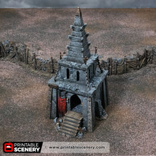 Load image into Gallery viewer, Trench Chapel - Trench Tombs - Darkness &amp; Desolation - Printable Scenery - SystemHEX Terrain D&amp;D DnD