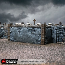Load image into Gallery viewer, Wooden Dugout - Trench Tombs - Darkness &amp; Desolation - Printable Scenery - SystemHEX Terrain D&amp;D DnD