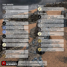 Load image into Gallery viewer, Trench Forts - Darkness &amp; Desolation - Trench Tombs - Printable Scenery - Wargaming Terrain