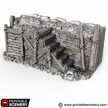 Load image into Gallery viewer, Trench Altar - Darkness &amp; Desolation - Trench Tombs - Printable Scenery - Wargaming Terrain