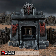 Load image into Gallery viewer, Trench Tomb - Darkness &amp; Desolation - Trench Tombs - Printable Scenery - Wargaming Terrain