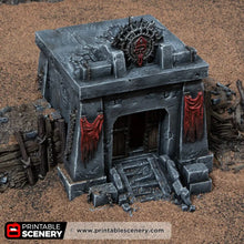 Load image into Gallery viewer, Trench Tomb - Darkness &amp; Desolation - Trench Tombs - Printable Scenery - Wargaming Terrain