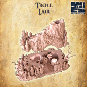 Troll Lair - Miniatureland Terrain Wargaming D&D DnD
