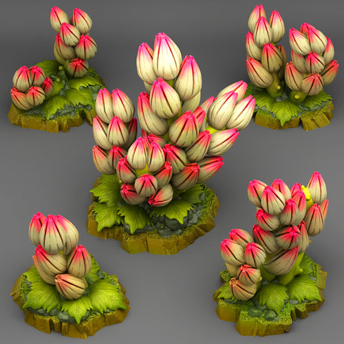 Tropical Flowers - Print Your Monsters - Wargaming D&D DnD