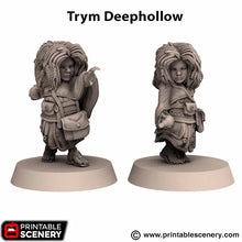 Load image into Gallery viewer, Trym Deephollow - Rise of the Halflings - Printable Scenery - Terrain, Wargaming, D&amp;D, DnD 28mm 32mm 40mm 54mm