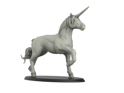 Unicorn - Fantastic Creatures Set - 3D IP Studios - Terrain Wargaming D&D DnD 28mm 32mm 40mm 54mm 75mm 100mm