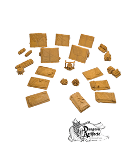 Ultimate RPG Camp Set - 28mm 32mm Cast N Play Hero's Hoard Wargaming Tabletop Scatter Miniatures Terrain D&D, DnD