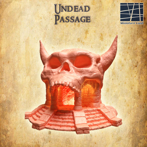 Undead Passage Entrance - Miniatureland Terrain Wargaming D&D DnD