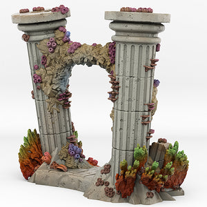 Underwater Temple Portal With Its Whirlwind Effect - Print Your Monsters - Wargaming D&D DnD