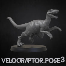 Load image into Gallery viewer, Velociraptor With No Feathers - Dinosaurs Set 4 - 3D IP Studios - Terrain Wargaming D&amp;D DnD 28mm 32mm 40mm 54mm 75mm 100mm 125mm