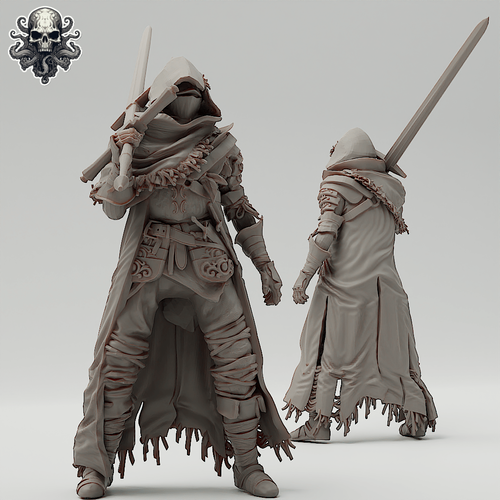 Vagabond Knight - Realsteone - Terrain Wargaming D&D DnD 32mm 40mm 54mm
