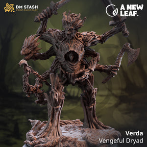 Verda Vengeful Dryad - A New Leaf - DM Stash - Wargaming D&D DnD, 28mm, 32mm, 40mm, 54mm, 75mm