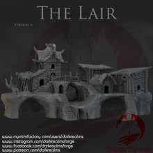 Load image into Gallery viewer, The Lair (Set A) - Black Thorn Keep - Dark Realms Terrain Wargaming D&amp;D DnD