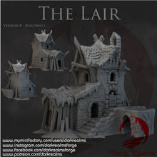 Load image into Gallery viewer, The Lair (Set B) - Black Thorn Keep - Dark Realms Terrain Wargaming D&amp;D DnD