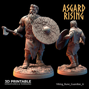 Raven Clan Viking Rune Guardian A - Asgard Rising - Wargaming D&D DnD