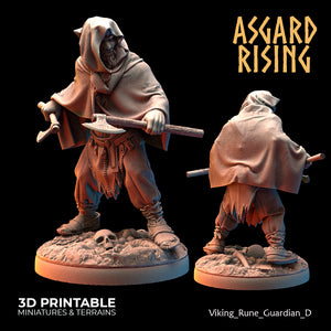 Raven Clan Viking Rune Guardian D - Asgard Rising - Wargaming D&D DnD