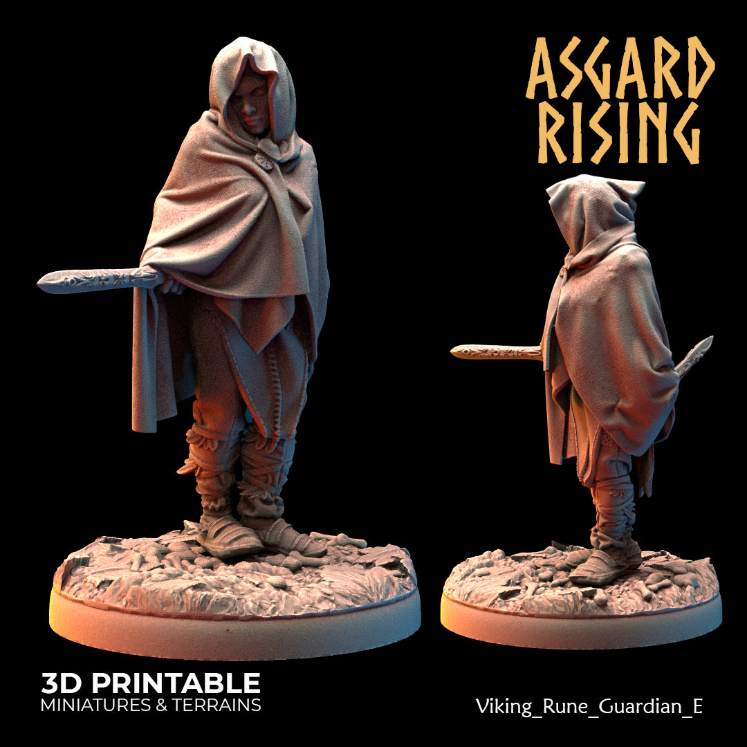 Dnd Rune Guard Raven Clan Viking Rune Guardian E - Asgard Rising - Wargaming D&D DnD ...
