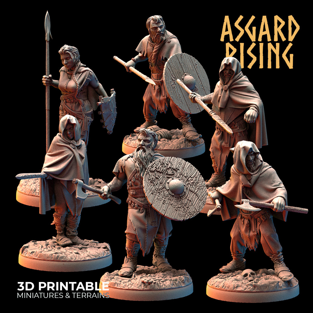 Viking Rune Guardians of the Raven Clan - Asgard Rising - Wargaming D&D DnD