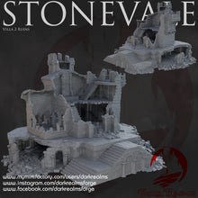 Load image into Gallery viewer, Villa 2 Ruins - Stonevale - Dark Realms Terrain Wargaming D&amp;D DnD