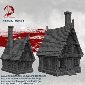 Market Town House 3 - Vladistov - Dark Realms Terrain Wargaming D&D DnD