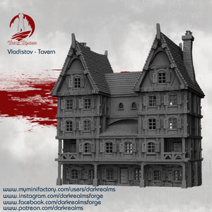 Market Town Tavern - Vladistov - Dark Realms Terrain Wargaming D&D DnD