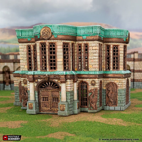 Warlock’s Residence - Rise of the Halflings - Printable Scenery - Terrain, Wargaming, D&D, DnD