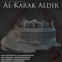 Load image into Gallery viewer, The Ruined Watchtower of Al-Karak Aldir - Necropolis - Dark Realms Terrain Wargaming D&amp;D DnD