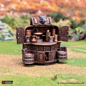 Whiskey Merchants Distillery - Rise of the Halflings - Printable Scenery - Terrain, Wargaming, D&D, DnD 28mm 32mm 40mm 54mm