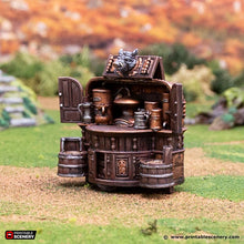 Load image into Gallery viewer, Whiskey Merchants Distillery - Rise of the Halflings - Printable Scenery - Terrain, Wargaming, D&amp;D, DnD 28mm 32mm 40mm 54mm