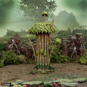 Wilderness Scatter  - The Gloaming Swamps - Printable Scenery Terrain Wargaming D&D DnD