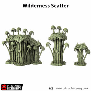 Wilderness Scatter  - The Gloaming Swamps - Printable Scenery Terrain Wargaming D&D DnD