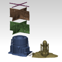 Load image into Gallery viewer, Wind Farm - A Distant Outpost - Multiverse - Terrain Wargaming D&amp;D DnD