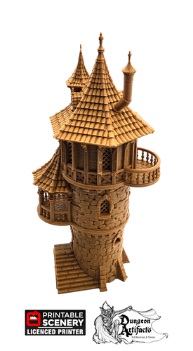 Wizard Tower - The Lost Islands 15mm 28mm 32mm Wargaming Terrain D&D, DnD