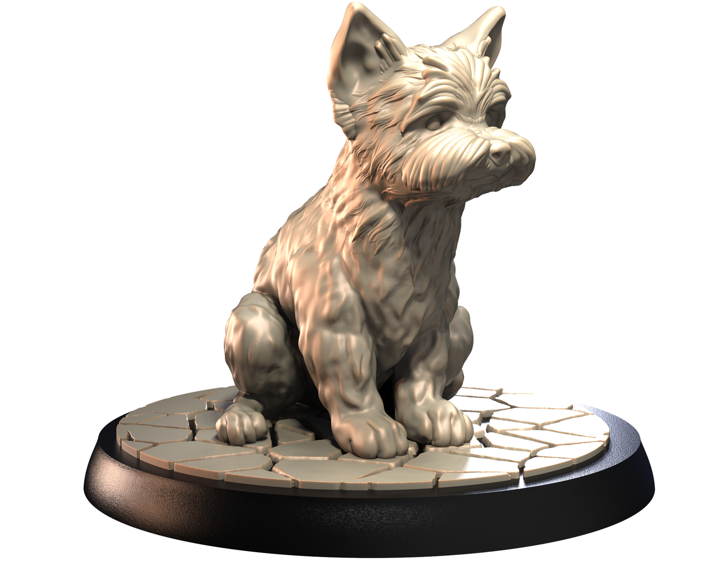 Yorkshire Terrier - Dogs Vol 1 - 3D IP Studios - Terrain Wargaming D&D DnD 28mm 32mm 40mm 54mm 75mm 100mm 125mm