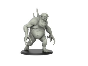 Zombie Demon - Fantastic Creatures Set - 3D IP Studios - Terrain Wargaming D&D DnD 28mm 32mm 40mm 54mm 75mm 100mm 125mm