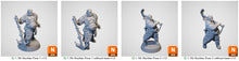 Load image into Gallery viewer, Mr Nuckles Zealot Loyalist - Cities of Ramshackle and Ruin - Printable Scenery - Terrain, Wargaming, D&amp;D, DnD 28mm 32mm 40mm 54mm
