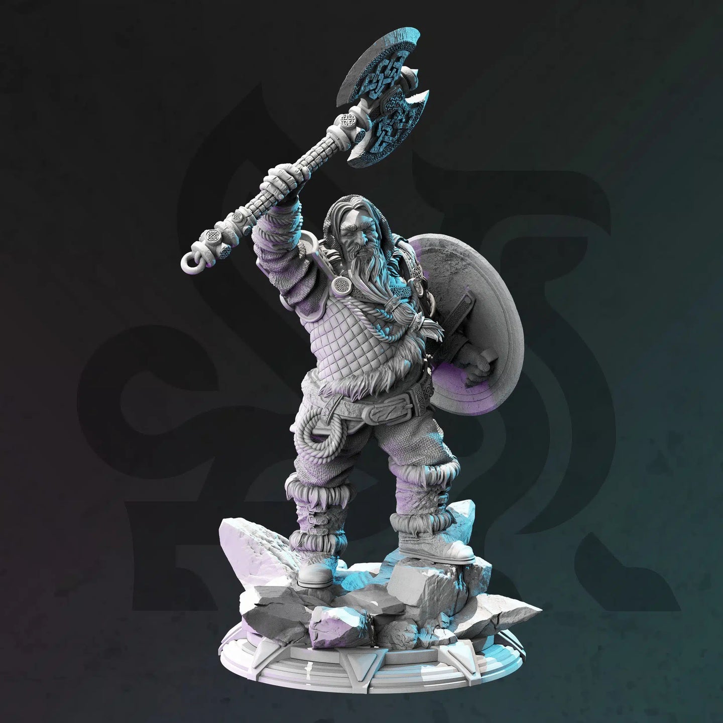 Ziln Sharp Righteous Cleric - Frozen Wastes - DM Stash - Terrain, Wargaming, D&D, DnD, 28mm, 32mm, 40mm, 54mm, 75mm, 100mm, 125mm
