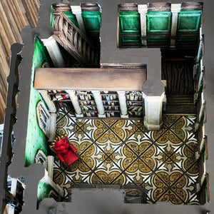 Bookshelf Secret - Trifolium Estate - Antigone Miniatures - Wargaming D&D DnD