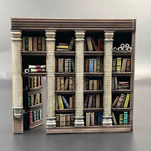 Bookshelf Secret - Trifolium Estate - Antigone Miniatures - Wargaming D&D DnD